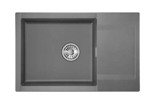 Кухонная мойка Granula Estetica 78 см 7807, ГРАФИТ