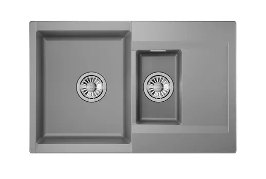 Кухонная мойка Granula Estetica 78 см 7808, АЛЮМИНИУМ