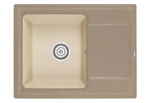 Кухонная мойка Granula Hibrid 65 см HI-65, ПЕСОК/БРЮТ,ГИБРИД