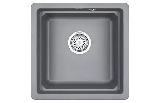 Кухонная мойка Granula Kitchen Space 45 см 4501U, АЛЮМИНИУМ