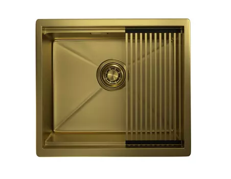 Кухонная мойка Granula Kitchen Space 50 см 5045U, ЗОЛОТО САТИН