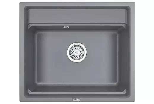 Кухонная мойка Granula Kitchen Space 60 см 6003, АЛЮМИНИУМ
