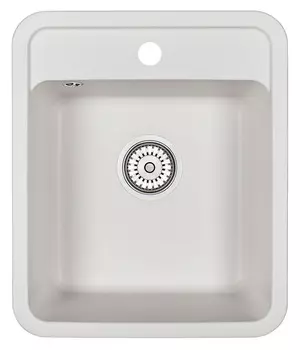 Кухонная мойка Granula Standart 42 см 4202, БЕЛЫЙ