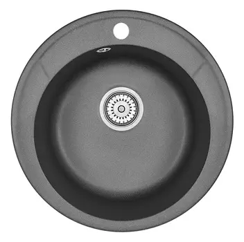 Кухонная мойка Granula Standart 48 см 4802, ЧЁРНЫЙ