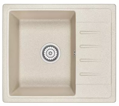 Кухонная мойка Granula Standart 58 см 5803, БЕЖЕВЫЙ