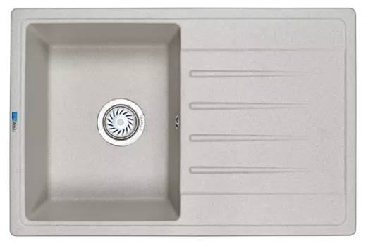 Кухонная мойка Granula Standart 76 см 7602, БАЗАЛЬТ