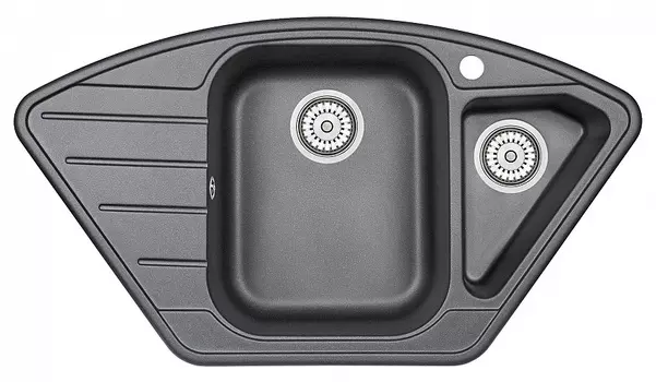 Кухонная мойка Granula Standart 87 см 9101, ШВАРЦ