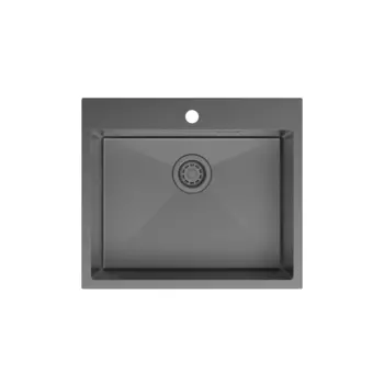Кухонная мойка Iddis Haze 59 см HAZ59GMi77 графит матовая