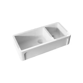 Кухонная мойка Kerasan Hannah 100 см 543001 белая