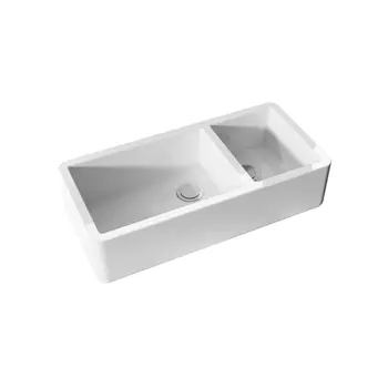 Кухонная мойка Kerasan Hannah 100 см 543101 белая