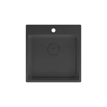 Кухонная мойка Lemark JANGA 490 49x51 9932108 черная матовая