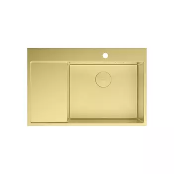 Кухонная мойка Lemark KEZADRA 780P 78x51 9938154 золото