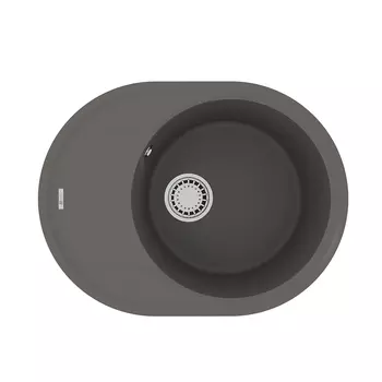 Кухонная мойка Lemark Lacha 620 62x47 9910053 серая