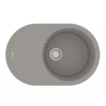 Кухонная мойка Lemark Lacha 760 76x50 9910057 серая