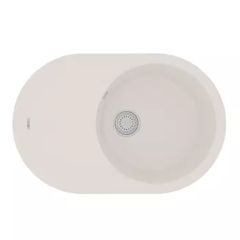 Кухонная мойка Lemark Lacha 760 76x50 9910058 белая