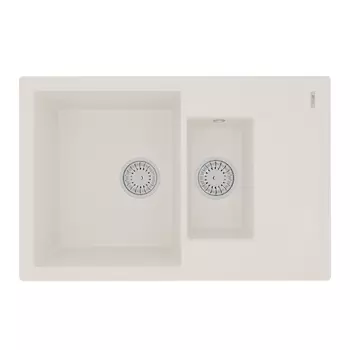 Кухонная мойка Lemark Ramza 760 50x76 9910040 белая