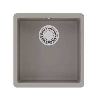 Кухонная мойка Lemark Sinara 400-U 40x42 9910063 серая