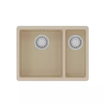 Кухонная мойка Lemark Sinara 550.2-U 55x42 9910080 бежевая