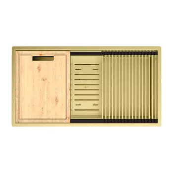 Кухонная мойка Lemark TABAGA 820 82x44 9938134 золото