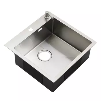 Кухонная мойка Melana ProfLine 50 см MLN-R5050HK+дозатор сатин