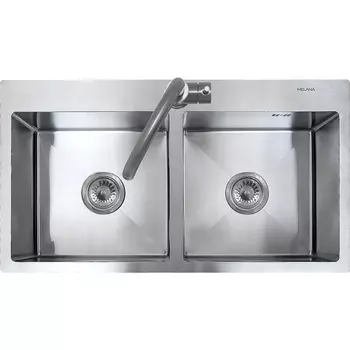 Кухонная мойка Melana ProfLine 80 см MLN-RS8045H сатин