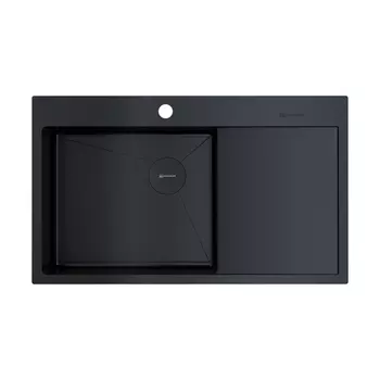 Кухонная мойка Omoikiri 86 см Akisame 86-L Side-GB нерж. сталь, графит