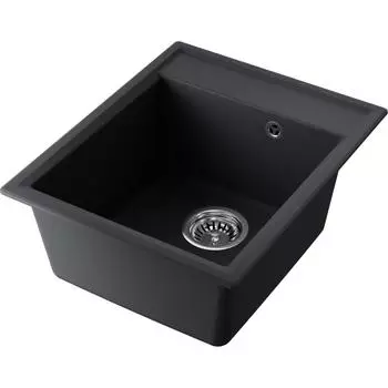 Кухонная мойка Omoikiri Daisen 42-BL Artgranit черная матовая