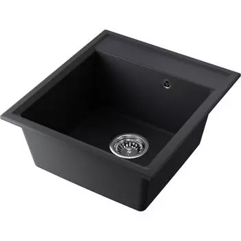 Кухонная мойка Omoikiri Daisen 46-BL Artgranit черная матовая