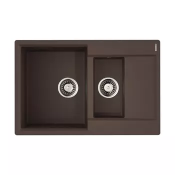 Кухонная мойка Omoikiri Daisen 78-2T-DC 4993534 Tetogranit/темный шоколад