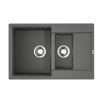 Кухонная мойка Omoikiri Daisen 78-2T-PL 4993533 Tetogranit/платина