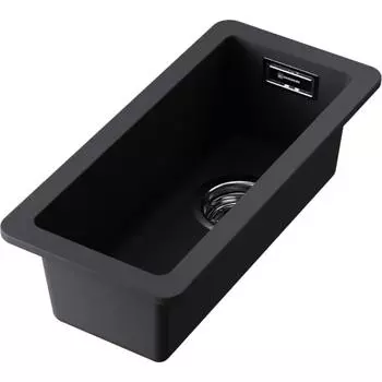 Кухонная мойка Omoikiri Kata 20-U-BL Artgranit черная матовая