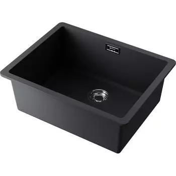Кухонная мойка Omoikiri Kata 54-U-BL Artgranit черная матовая