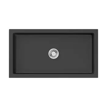 Кухонная мойка Omoikiri Mikura 84 см 83-BL черная