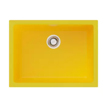 Кухонная мойка Omoikiri Okinoshima 61 см 61-U/I-SL желтая