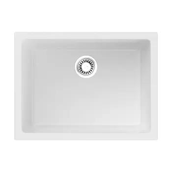Кухонная мойка Omoikiri Okinoshima 61 см 61-U/I-WH Glossy белая