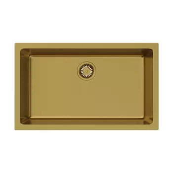 Кухонная мойка Omoikiri Okinoshima 76 см 76-U/I-G Matt золото