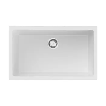 Кухонная мойка Omoikiri Okinoshima 76 см 76-U/I-WH Glossy белая