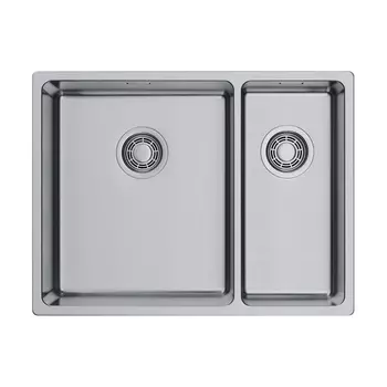 Кухонная мойка Omoikiri Tadzava 58 см 58-2-U/I-IN-L ULTRA 15 нержавеющая сталь