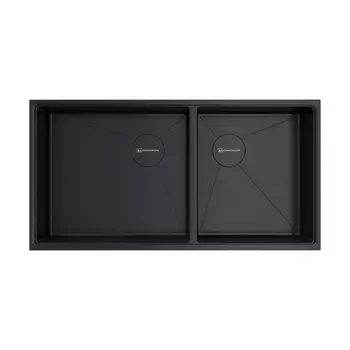 Кухонная мойка Omoikiri Taki 85 см 85-2-LB-U/IF-GB Side графит