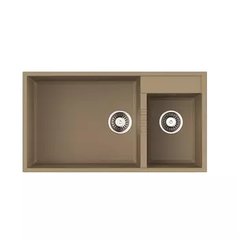 Кухонная мойка Omoikiri Tedori 85-2-U-CH Tetogranit 4993945