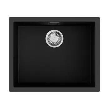 Кухонная мойка Omoikiri Yamakawa 56 см 55T-U/I-BL черная