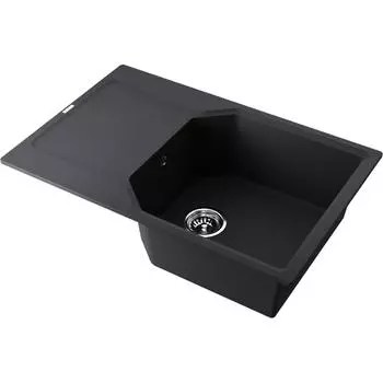 Кухонная мойка Omoikiri Yonaka 78-LB-BL Artgranit черная матовая