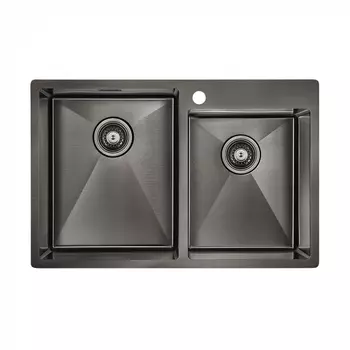 Кухонная мойка Paulmark Berman PM517851-GM 78 см