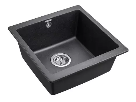 Кухонная мойка Paulmark GERA 50 PM104546-BL черный