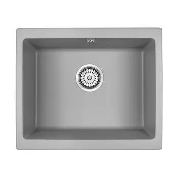 Кухонная мойка Paulmark GERA 60 PM205546-GRM серый металлик