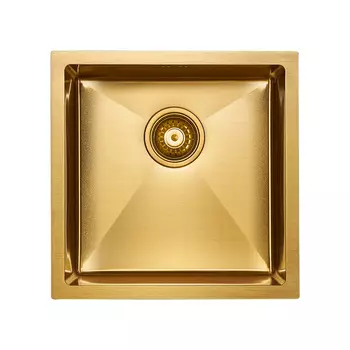 Кухонная мойка Paulmark Gerberd 44 Uni 44 см PM214444-BG брашированное золото