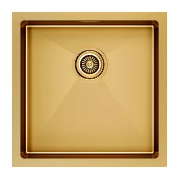 Кухонная мойка Paulmark Gerberg 44 см PM254444-BG брашированное золото