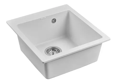 Кухонная мойка Paulmark KANTE 45 PM104651-WH белый