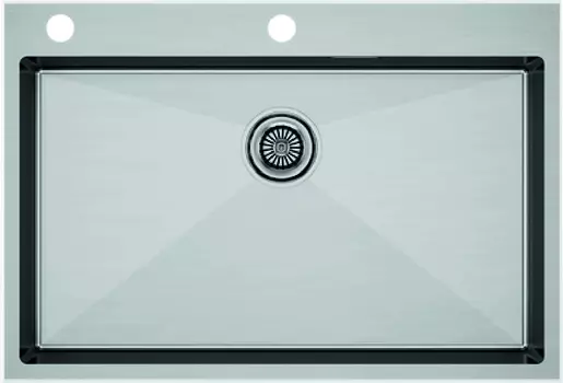 Кухонная мойка Paulmark KRONER-EDGE 75 PM777551-BS нержавеющая сталь