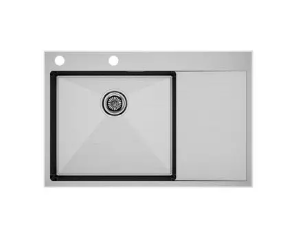 Кухонная мойка Paulmark KRONER-EDGE 78F PM777851-BSL нержавеющая сталь